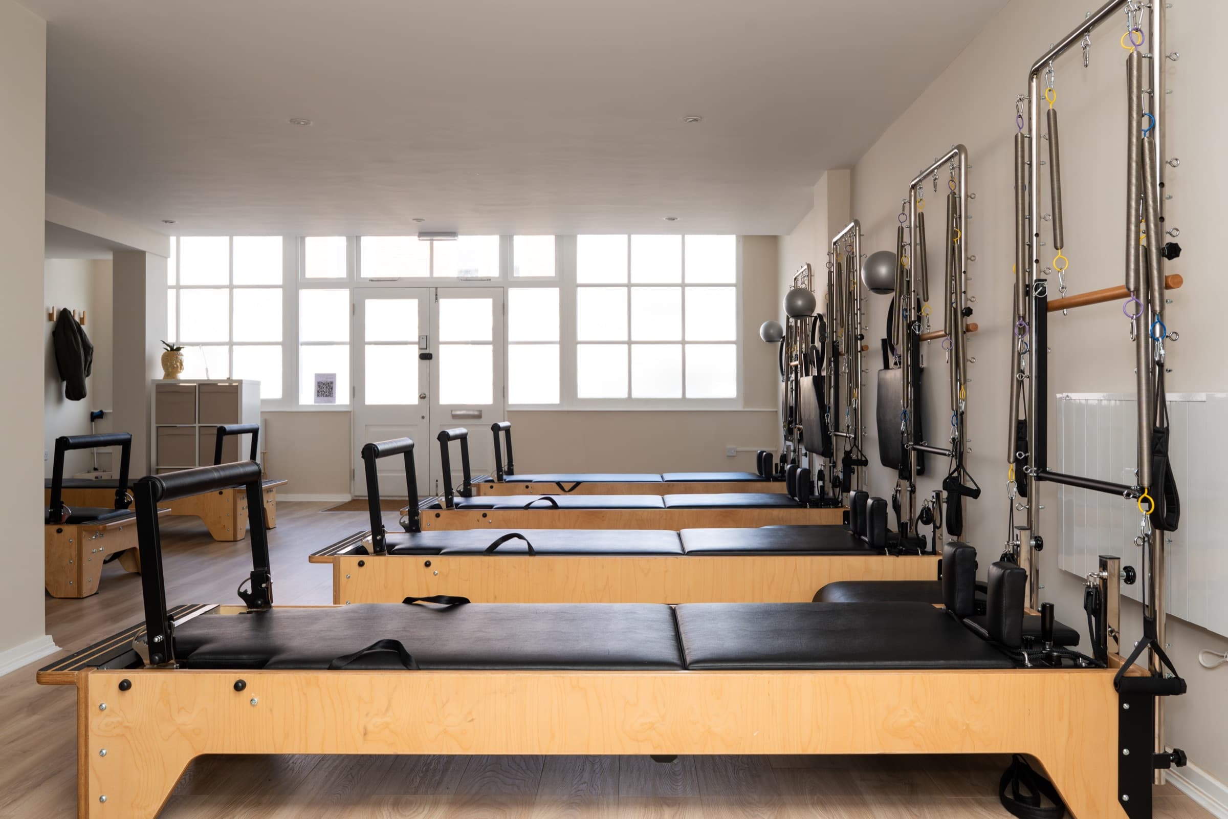 The Parkstone Pilates reformer studio in Poole