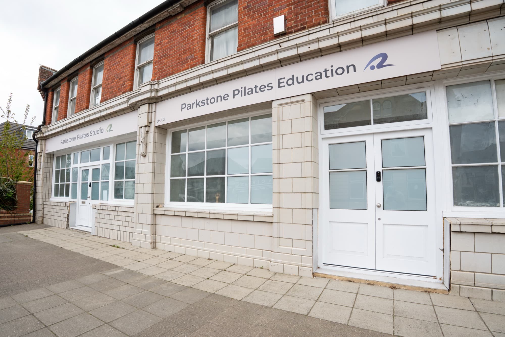 Parkstone Pilates Studio shopfront on Ashley Road, Poole